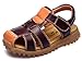DADAWEN Boy's Girl's Closed Toe Velcro Strap Athletic Sandal (Toddler/Little Kid/Big Kid)