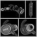 QCY Bluetooth Earbuds Headphones QY19, Best Wireless Sports Earphones w/ Mic IPX4 Waterproof HD Stereo Sweatproof Earbuds for Gym Running Workout 8 Hour Battery Noise Cancelling design Headsets (Dark)