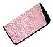 EAR MITTS 4 Pack Soft Slip In Eyeglass Case For Women, Checkered Hearts, Color Assortment