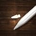 Jiunai Replacement Pencil Tips Nibs Compatible with iPad Pro Pencil 1st and 2nd Generation for iPad Pro 10.5'' 12.9'' 2 Pack White
