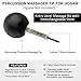 Jigsaw Massage Adapter Bit - Percussion Massage Tip & Bit for Jigsaw, Personal Massage Tool