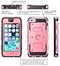 iPhone 5C Case, i-Blason Armorbox for Apple iPhone 5C Dual Layer Hybrid Full-body Protective Case with Front Cover and Built-in Screen Protector and Impact Resistant Bumpers for iPhone 5C (Apple Pink)