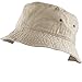 The Hat Depot Bucket Hat - Unisex 100% Cotton & Denim UPF 50 Packable Summer Travel Beach Sun Hat