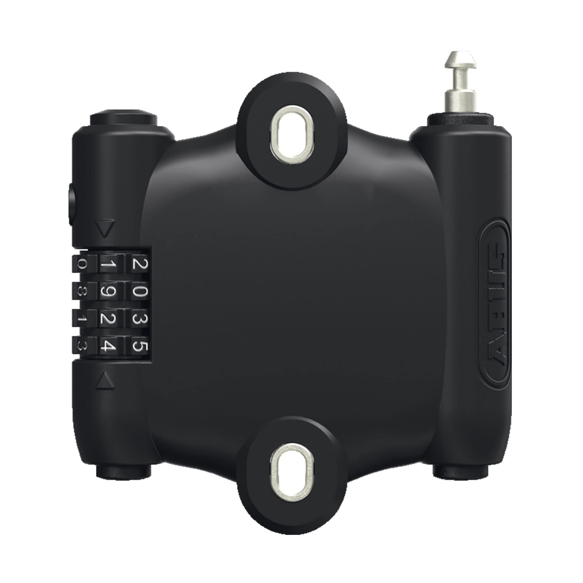 ABUS extendable cable lock - SportFlex 2504 - bicycle lock for mounting under the bottle cage - combination lock - lightweight, flexible, space-saving - cable length 90 cm