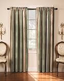 Thermatec Tuscan Stripe Thermal Backed Pole Top Panel, 52-Inch by 84-Inch, Sage