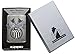 Zippo 1941 Replica Eagle & Flag Pocket Lighter, Brushed Chrome
