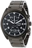 Seiko Men’s SNN233 Chronograph Black Dial Watch, Watch Central