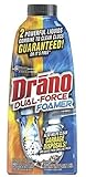 Drano Dual Force Foamer Clog Remover, 17 oz-2 pk