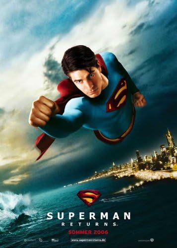Superman Returns Movie Poster (27 x 40 Inches - 69cm x 102cm) (2006) German Style C -(Brandon Routh)(Kate Bosworth)(Kevin Spacey)(Marlon Brando)(Raelee Hill)(Frank Langella)