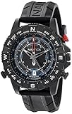 Nautica Men's NAD21001G NSR 103 TIDE TEMP COMPASS Watch with Black Band