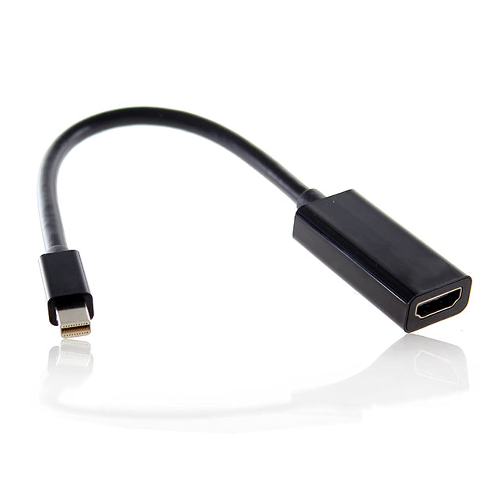 CY Thunderbolt Port to HDMI Female Audio Video Adapter Cable for 2011 2012 2013 Black