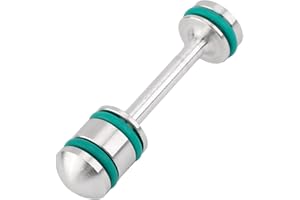 BOXOB 1pc LS Oil Diverter Barbell, High Performance Aluminum Alloy Oil Gallery Plug for Gen III/IV Engines LS1/2/3/6, L92/99/33, LQ4/9, 4.8/5.3/5.7/6.0/6.2L