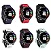 TECKMICO 6PCS Bands Compatible with Garmin Forerunner 235,Soft Silicone Replacement Bands for Garmin Forerunner 235/220/230/620/630/735 Bands,NO Tracker