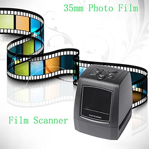 High Resolution Photo Scanner 35/135mm Slide 2.36" Digital Film Scanner