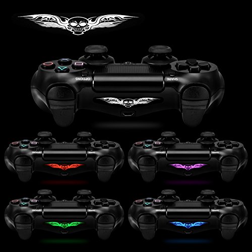 image for eXtremeRate 60 Pcs/Set Game Theme Led Lightbar Cover Light Bar Decals 
