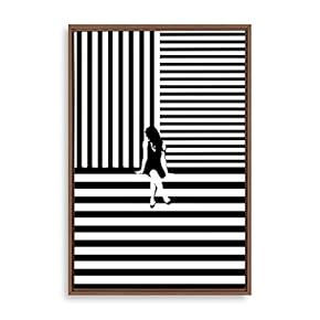 signwin Framed Canvas Wall Art Modern Geometric Pattern...