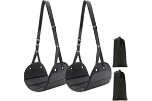 2 Pcs 19inch Foot Hammock for Airplane Best Airplane Gadgets Travel Essentials for Long Trip with 2 Pcs Storage Bag for Worki