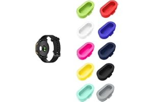 Fleshy Leaf Silicone Dust Plug Anti-dust Plugs Compatible for Fenix 7/7S/7X 5/5S/5X Plus/6S 6 6X Charger Port Protector，Garmi