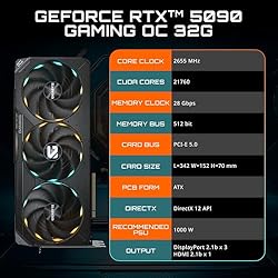 GIGABYTE GeForce RTX 5090 Gaming OC 32G Graphics