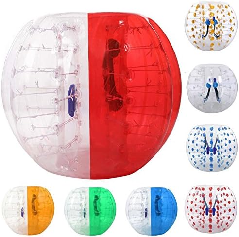 Vividy Bubble Soccer Ball, Inflatable Bumper Ball Zorb Ball Human Hamster Ball Knocker Ball for Adults &amp; Kids Blow Up Toy Dia 5ft/1.5m