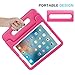 NEWSTYLE Kids Case for iPad 9.7 inch 2017/2018 Shockproof Stand Cover with Built-in Handle for Children for Apple New iPad 9.7-inch 2017 2018 (Rose)