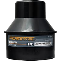 POWERTEC 70136 4-Inch to 2-1/2-Inch Cone Reducer