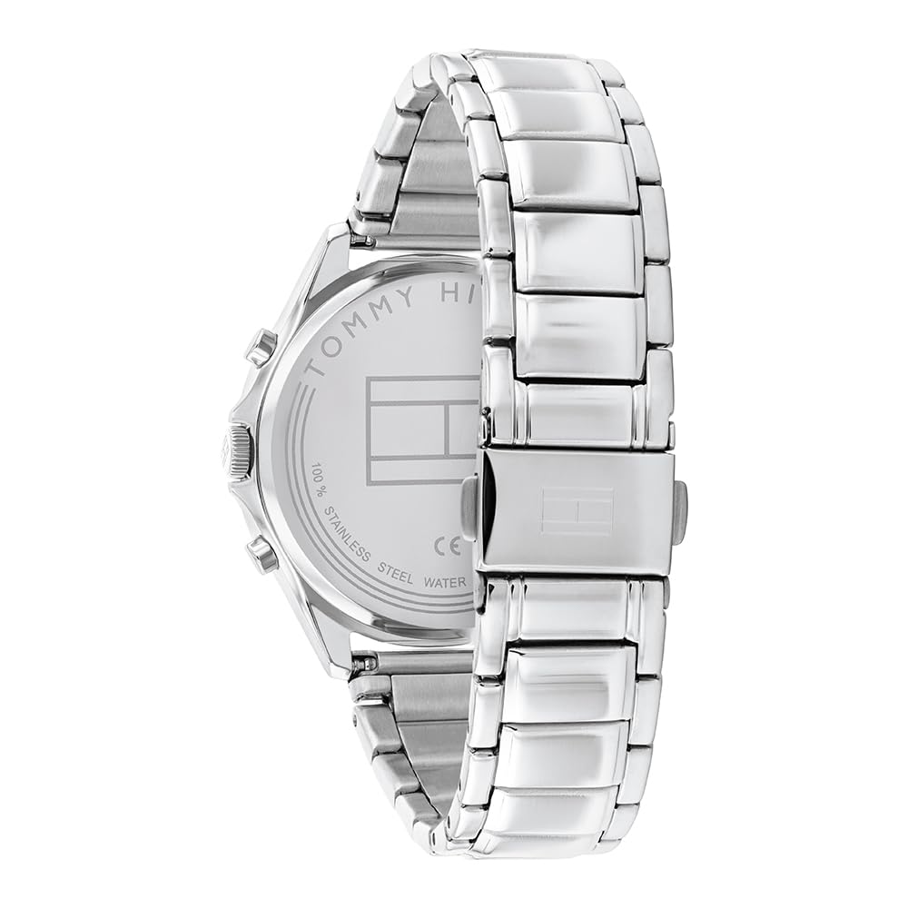 Multi Zifferblatt Quarz Uhr für Damen mit Silbernes Edelstahlarmband - 1782414