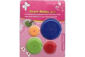 4pcs Tracing Wheels, Plastic Round Seam Admission Marker Set Patchwork Tracing Wheel Circle Sewing Wheel for Quilting Sewing 