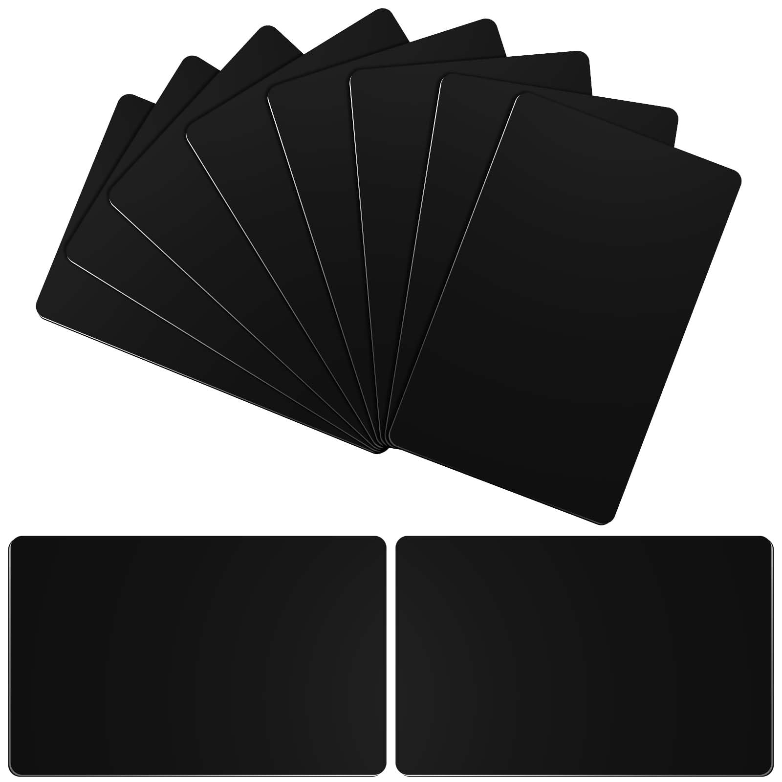 Photo 1 of 10pcs NFC Cards, Rewritable NTAG215 NFC Tags Programmable NFC Tags Black Blank PVC Cards, 504 Bytes Memory NFC Business Card Chip for NFC Enabled Devices Phone Calls Automatically Commands