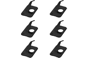 HRCHCG 12pcs Black Plastic Arrow Rest Archery RH LH Recurve Bow Arrow Rest Hunting Shooting Targeting Accessory Right or Left Hand