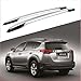 Nova for 13 14 15 16 17 Toyota RAV4 Silver OE Style Roof Rack Side Rails Bars Luggage Pair Aluminum