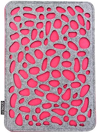Tablet Cases, Felt Hollow Soft Laptop Sleeve Case Bag Notebook Case Briefcase Carrying Bag iPad Samsung Tablet Bag Case Pouch Cover Skin Cover ( Color : Rose , Size : 9-11 )