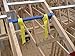 Super Anchor Safety 2831 Truss Bar Bolt On Anchor with 2 Tie-Off Straps