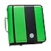 Case-it Classic Zipper Binder | 2-Inch O-Rings, 350 Sheet Capacity, Multiple Storage Pockets & Shoulder Strap | School & Office Organizer | D-251 Neon Green