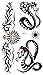 Supperb® Mix Tribal Temporary Tattoos (Tribal 5-pack)