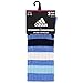 adidas Women's Cushioned 3-Pack Crew Socks, Blue Icey Blue Marl/Grey Clear Onix Marl/White/Icey Blue/Blue/Collegiate Navy, Medium