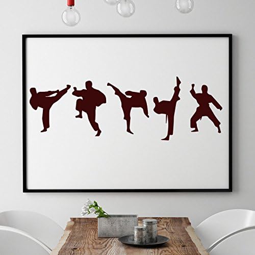Tae Kwon Do Black Wall Sticker Decal for Home Children's Nursery Room Bedroom Decor - Image 4