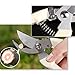 LetsFunny Gardening Pruning Shears Hand Pruner with Straight Stainless Steel Blades (Milk white)