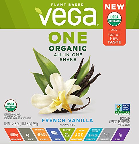 1 Vega+Organic+French+Vanilla+Servings