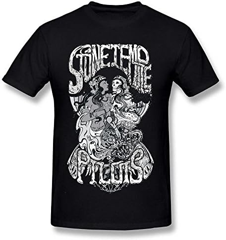 Joanna Roberta Men's Stone Temple Pilots Norva Castle Poster Black T Shirt by Maven XXXX-L