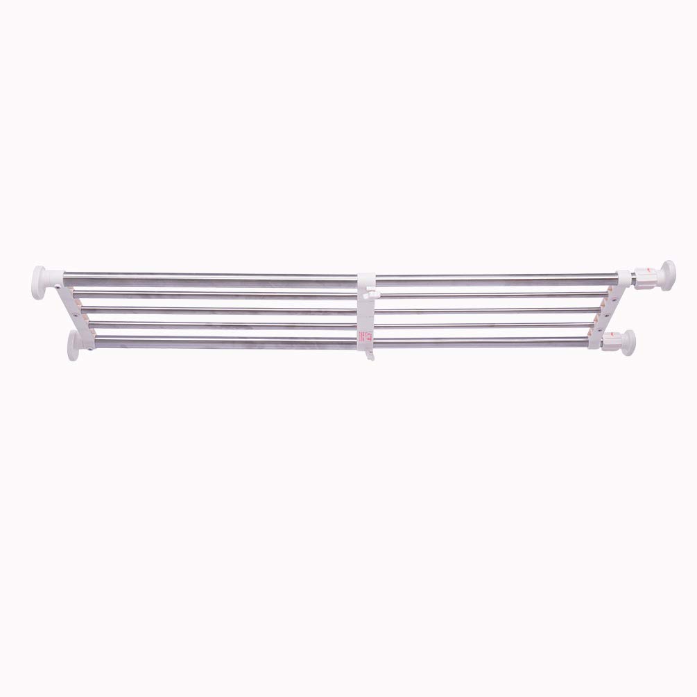 Photo 1 of *MISSING PART* Hershii Tension Shelf Expandable Rod Closet System Heavy Duty Clothes Hanger Adjustable DIY Storage Organizer Shoe Rack