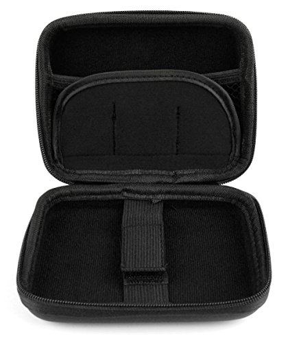 DURAGADGET Rigid Black Shell Case w/Secure Dual Zip Feature/Belt Clip & Multiple Accesory Compartments - Thumbnail 4