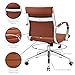 Modway Jive Ribbed, Mid Back Office Chair, Terracotta