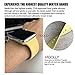 MOOLLY for Watch Band 42mm 44mm, Soft Silicone Watch Strap Replacement Sport Band Compatible with Watch Band Series 5 Series 4 Series 3 Series 2 Series 1 Sport & Edition (42mm 44mm S/M, Pollen Yellow)