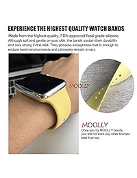 Correa de repuesto de silicona suave para Apple Watch, serie 3, serie 2, serie 1, Sport & Edition