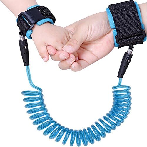 Child Anti Lost Wrist Link Safe Skin Friendly Anti Pricking Cotton Child Wrist Straps, Anti Lost Belt Toddler Safety Harness Kids Safety Leash Belts for Kids Runner Preschooler Babies &amp; Kids By Sullos