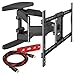 Heavy-Duty Full Motion TV Wall Mount - Articulating Swivel Bracket Fits Flat Screen Televisions from 42" to 70" (VESA 400 x 600 Compatible) - Tilt Swing Out Arm with 10' HDMI Cable primary