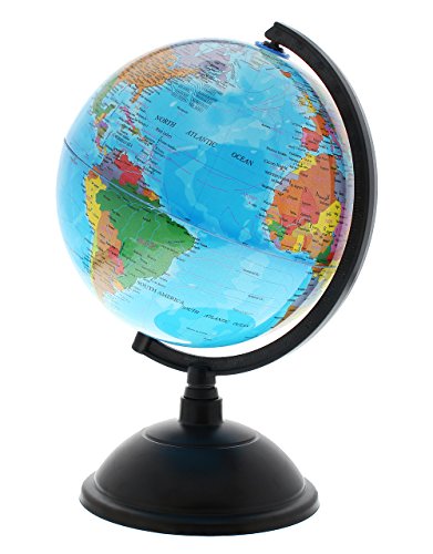World Globe for Kids - 8 inch Globe of World Perfect Spinning Globe for Kids, Geography Students, Teachers and More.
