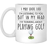Funny Golf Gifts For Men - Him, Husband, Boyfriend, Dad - Gift For Golfers - Playing Golf Coffee Mug 11oz
