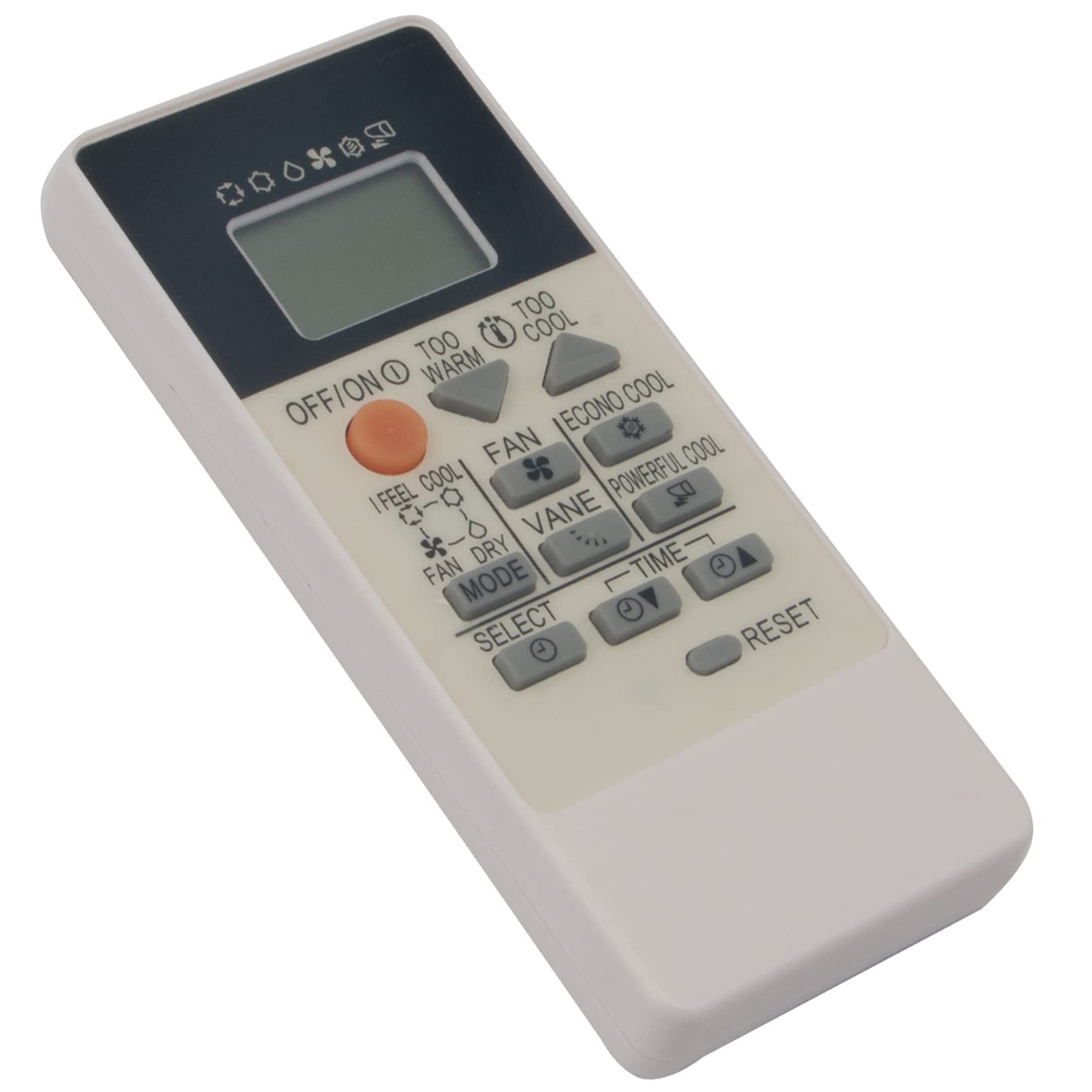 VINABTY New RU18A Remote Control Replacement for Mitsubishi Air Conditioner MSZ-HJ25A MSZ-DM25VA MSZ-DM35VA MSZ- HJ25A MSZ-HJ35VA MSZ-HJ25VA MSZ-DM25VA-E1 MSZ-DM25VA-ER1 MSZ-DM35VA-E1 MSZ-DM35VA-ER1